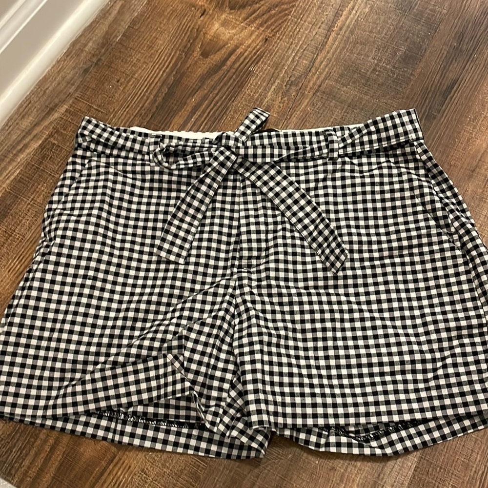 Gingham Banana Republic shorts